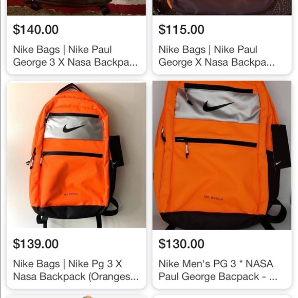 nike pg x nasa backpack